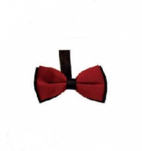 BT021 design two color matching tie for men and women bridegroom's best man evening performance collar tie manufacturer back view